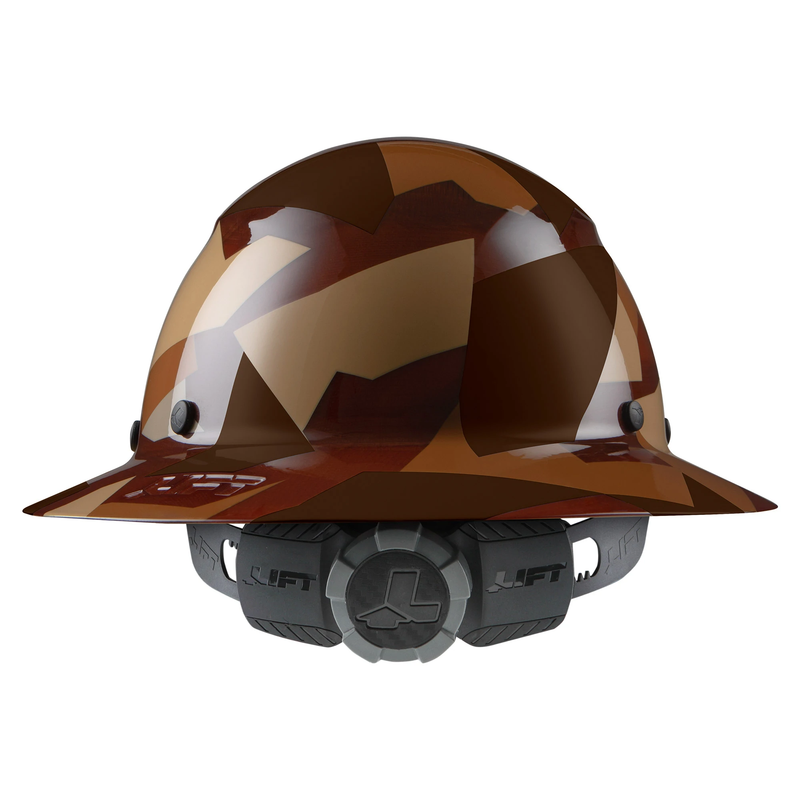Lift Safety DAX FIFTY/50 Desert Camo Full Brim Hard Hat - HardHatGear