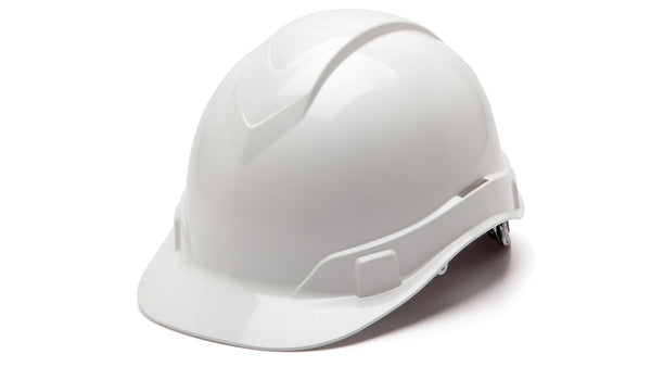 Pyramex Ridegeline Cap Style Hard Hat White #HP44110 - HardHatGear