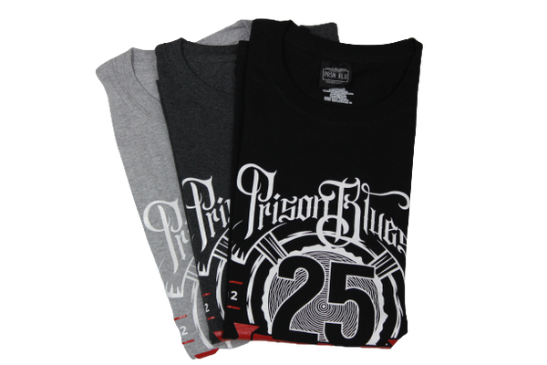 Prison Blues Twenty-Fifth Anniversary T-Shirt-Clearance - HardHatGear
