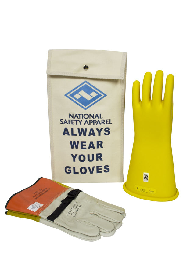 NSA Class 2 ArcGuard Rubber Voltage Glove Kit