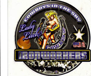 Lady Luck Truck Decal