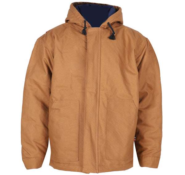 Forge FR Insulated Duck Jacket with Detachable Hood - HardHatGear