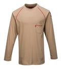Portwest Biz-Flame Navy Crew Neck T-Shirt #FR01 - HardHatGear