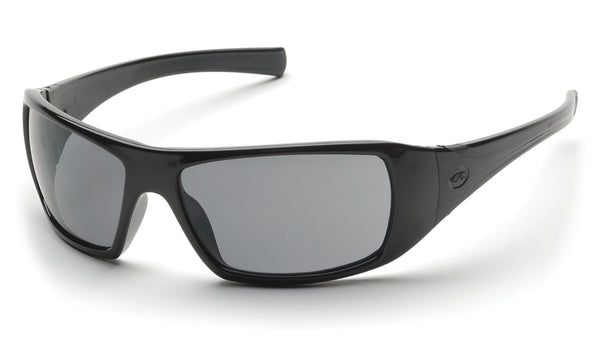 Pyramex Goliath Black Gray Lens Safety Glasses #SB5620D - HardHatGear