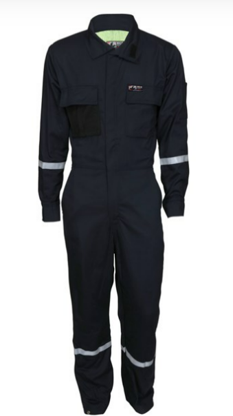 MCR Safety Summit Breeze® Flame Resistant (FR) Coverall Navy 7-ounce Cotton Material, Navy#SBC20212 - HardHatGear