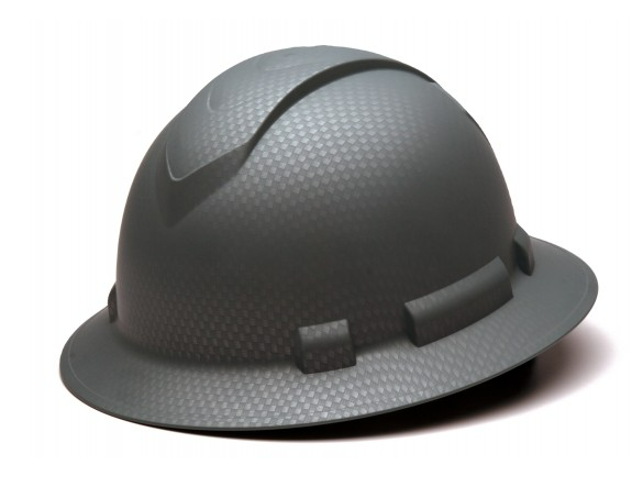 Pyramex Ridgeline Full Brim Hard Hat Graphite - HardHatGear
