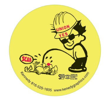Bad Boy Hi-Vis Hard Hat Sticker