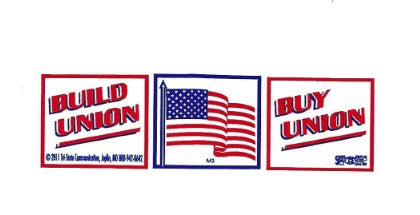 Build Union-Buy Union Hard Hat Sticker #M3