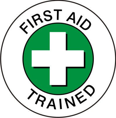 First Aid Trained Hard Hat Marker HM-134 - HardHatGear