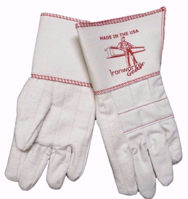 IronWorkerGear Iron Ox Long Cuff Rigging Gloves - HardHatGear