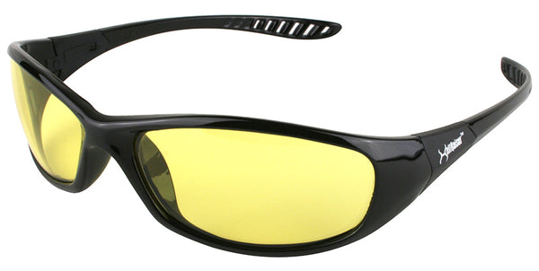 Hellraiser Amber Lens Safety Glasses #20541 - HardHatGear