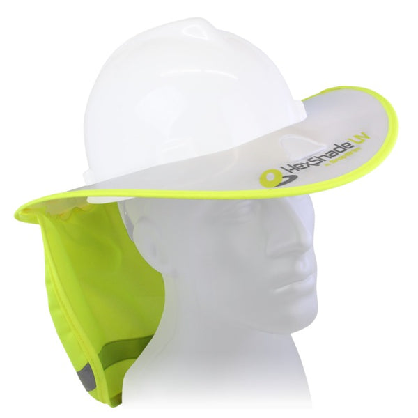 HexShade UV SPF 50 Sun Shade for full brim hard hats - HardHatGear
