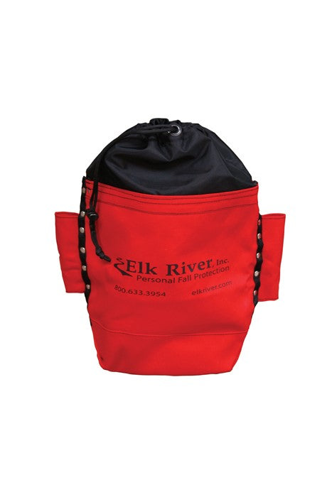 Elk River Bolt Bag In Red With Drawstrings And Belt Tunnel Loop 84521 - HardHatGear