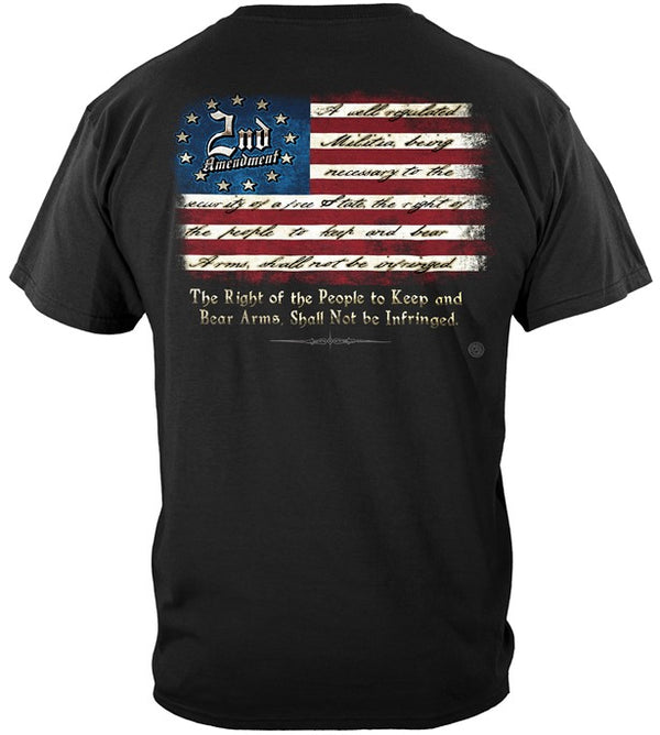 2nd Amendment "The Right of the People" Patiotic T-Shirt #RN2367- Discontinued - HardHatGear