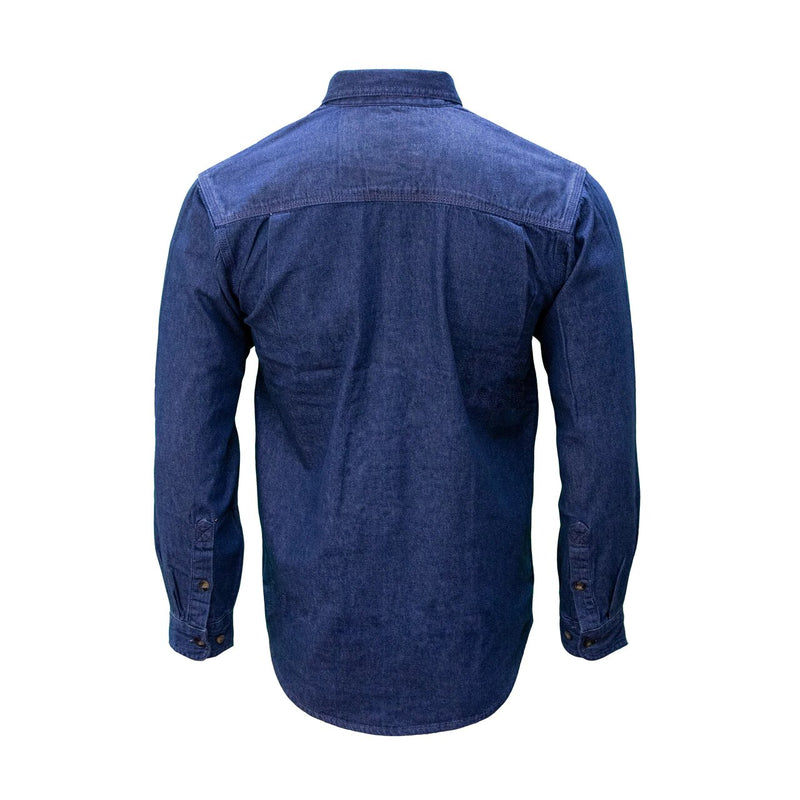 Key Snap Button, Western Style Denim Work Shirt 541.45 - HardHatGear
