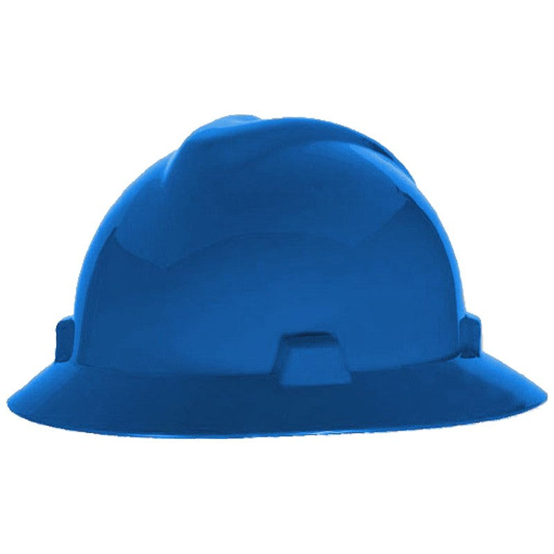 MSA V-Gard Full Brim Hard Hats With Fas-Trac III Suspension - HardHatGear