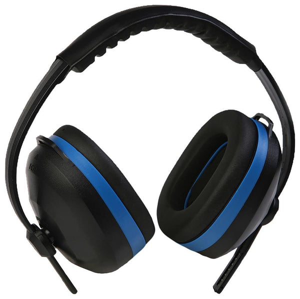 ERB Black/Blue Earmuff #14234 - HardHatGear