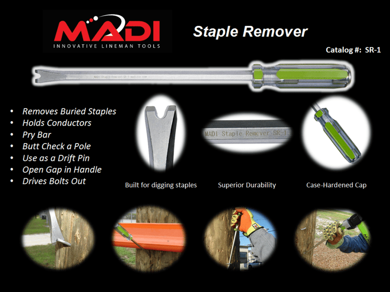 MADI Lineman Staple Remover - HardHatGear