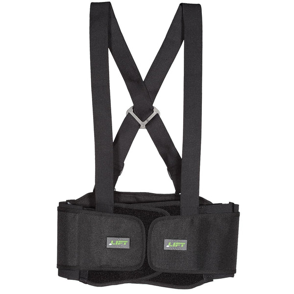 Lift Safety Stretch Back Belt (Black) #BSH-6K - HardHatGear