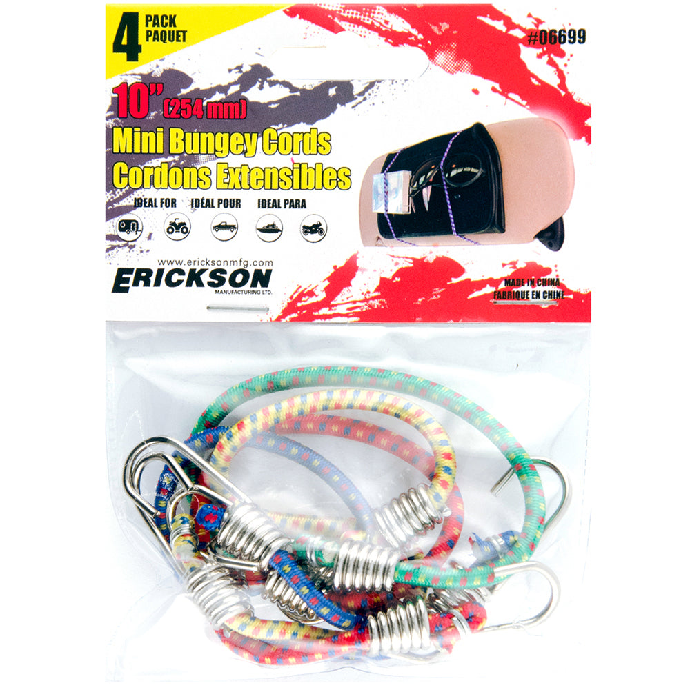 Erickson 10 Mini Bungey 4-Pack