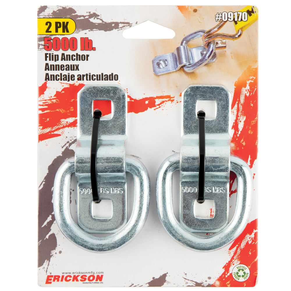 Erickson 5000 lb. Wire Flip Anchor Ring
