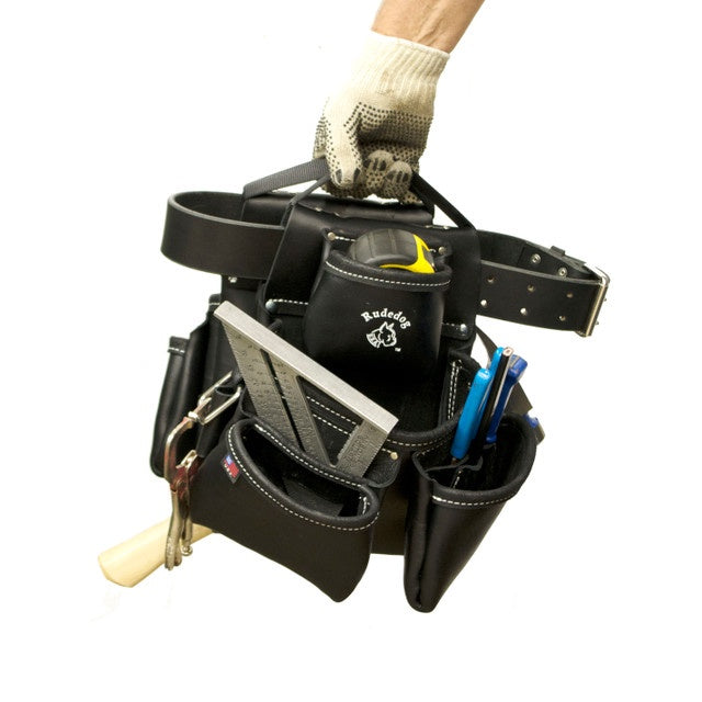 RudedogUSA Leather Tool Bag with Phone Holder #1152