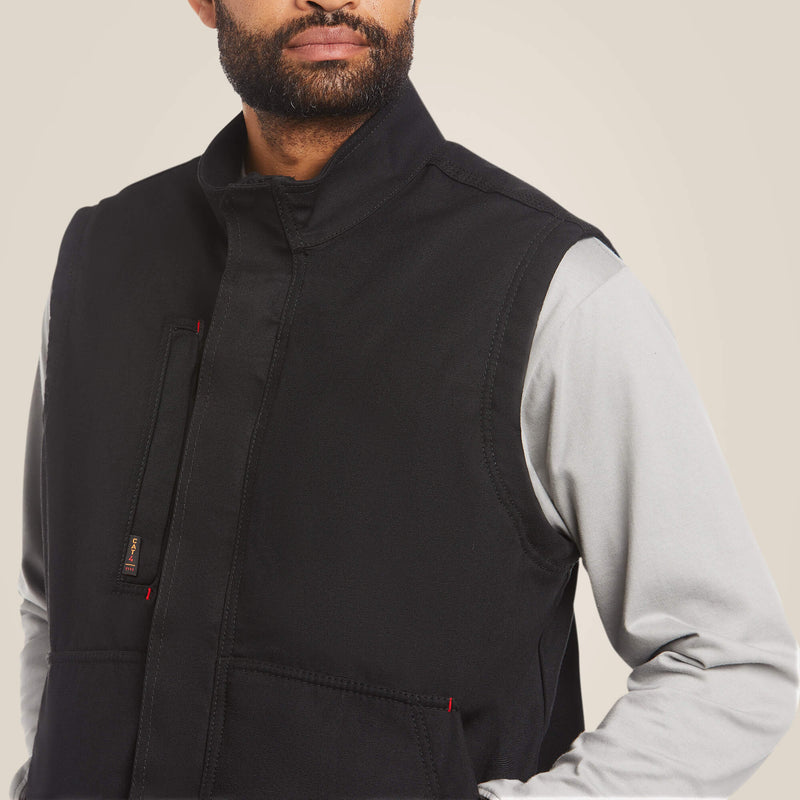 Ariat Men's FR Workhorse Insulated Vest Black