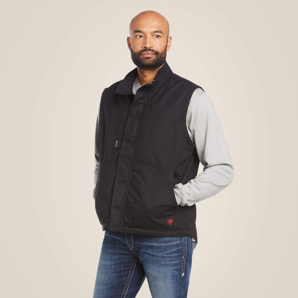 Ariat Men's FR Workhorse Insulated Vest Black #10024030 - HardHatGear
