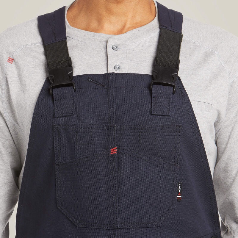 Ariat Mens FR Canvas Unlined Bib-Navy