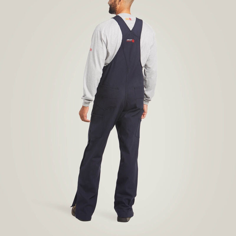 Ariat Mens FR Canvas Unlined Bib-Navy
