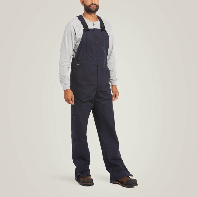 Ariat Mens FR Canvas Unlined Bib-Navy