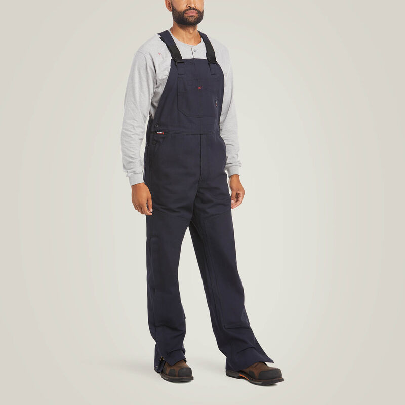 Ariat Mens FR Canvas Unlined Bib-Navy