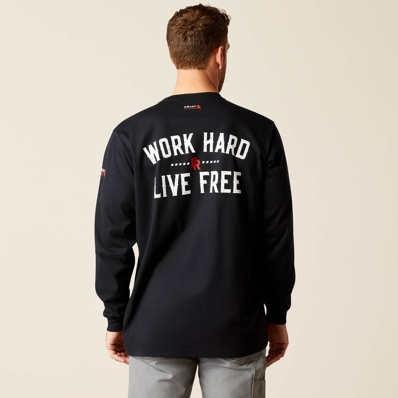 Ariat FR Work Hard Live Free Tee #10052093