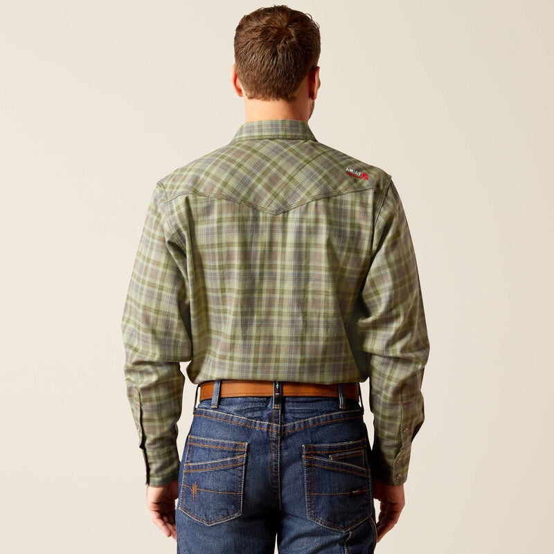 Ariat Mens FR Sawtooth Long Sleeve Work Shirt