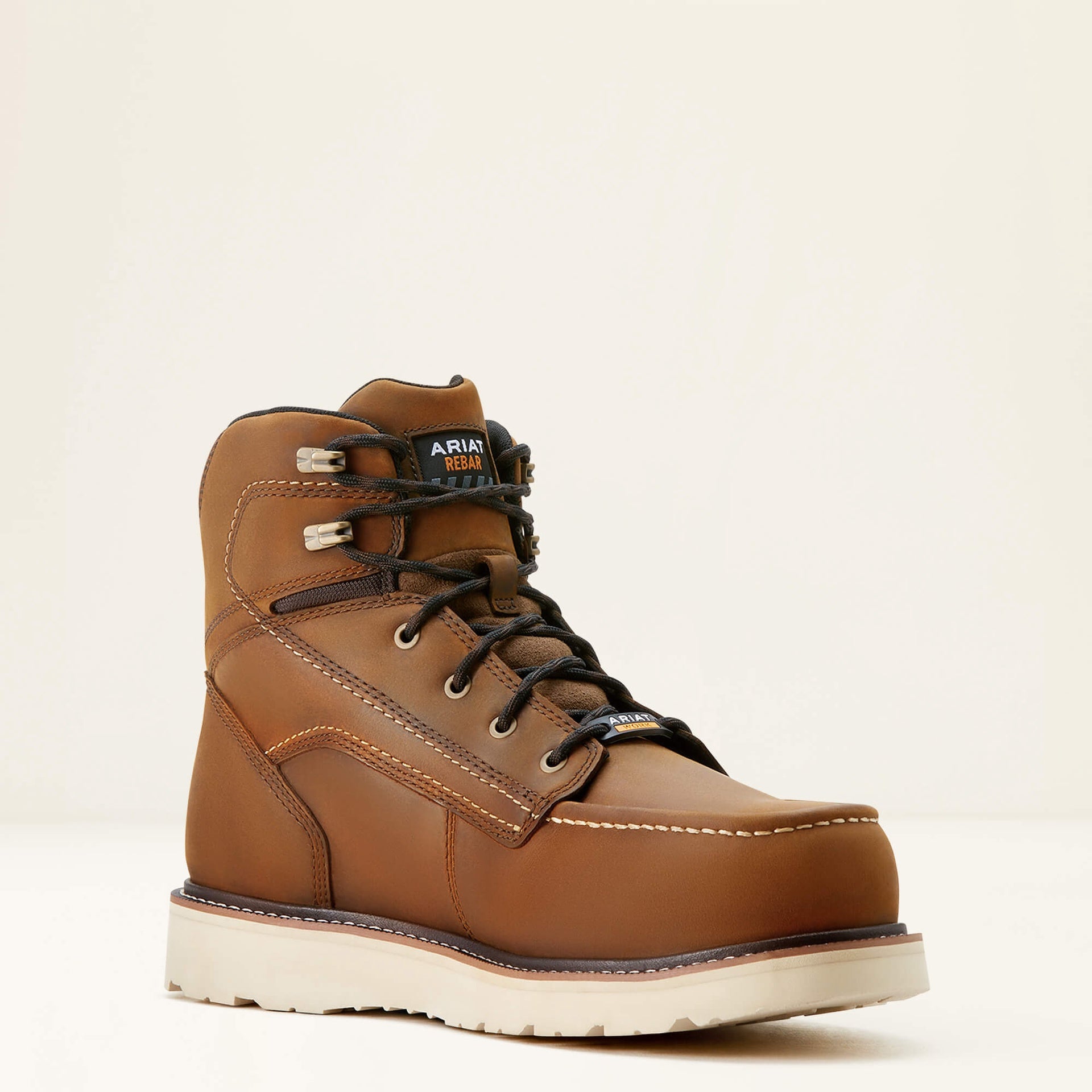 Ariat Rebar Wedge Moc Toe 6" Waterproof Composite Toe Work Boot #10053615