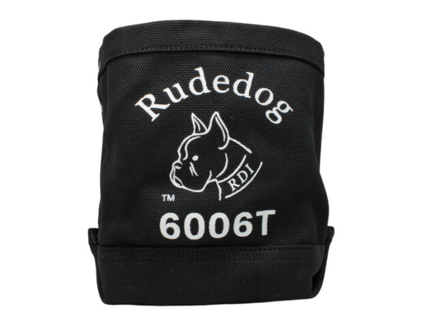 Rudedog Black Canvas Bolt Bag #B-6006T