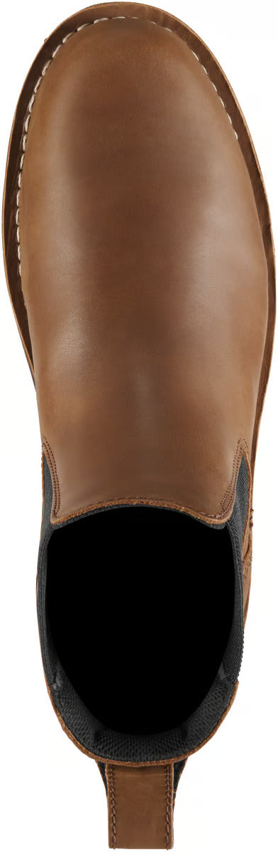 Danner Men's Bull Run Chelsea 6" Tobacco Black Heel #15486