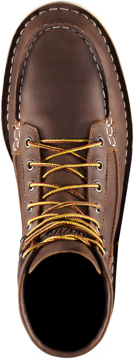 Danner Bull Run Moc Toe Brown 6" Steel Toe #15564