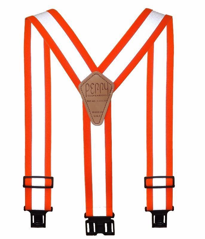 Perry 2" Reflective Hi-Viz Orange Work Suspenders