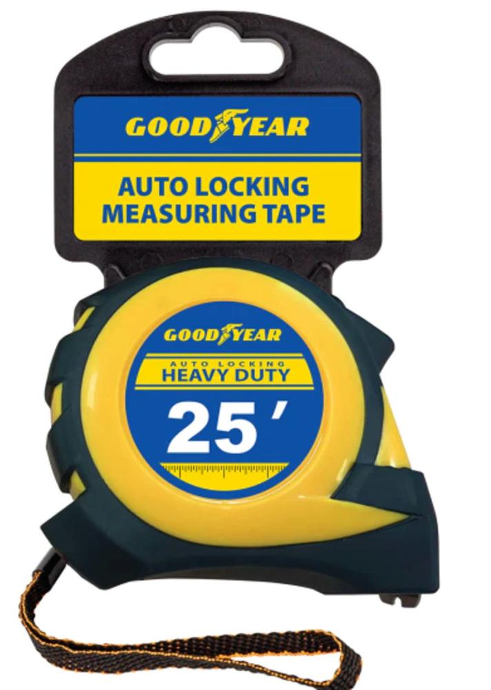 Goodyear Heavy-Duty 25' Tape Measure  #GY1855