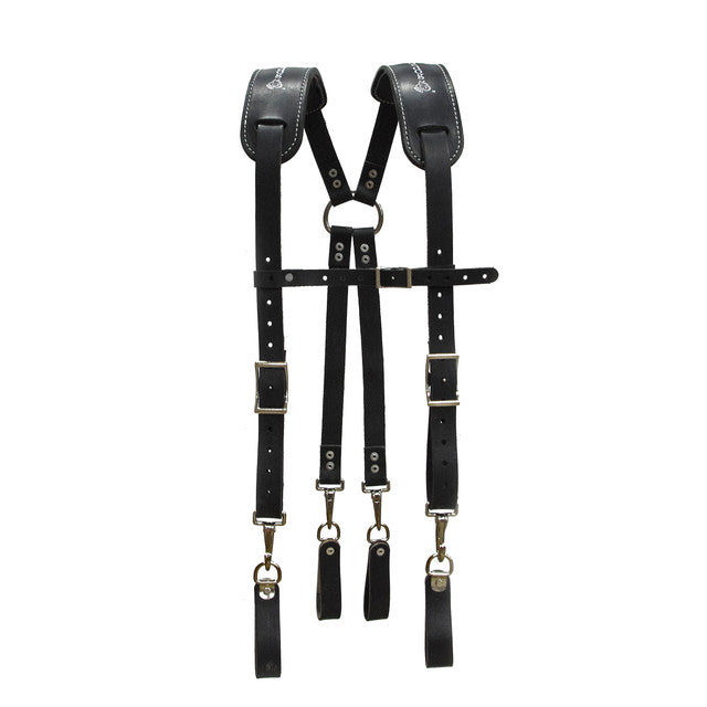 Rudedog USA Leather Work Suspenders  #3018