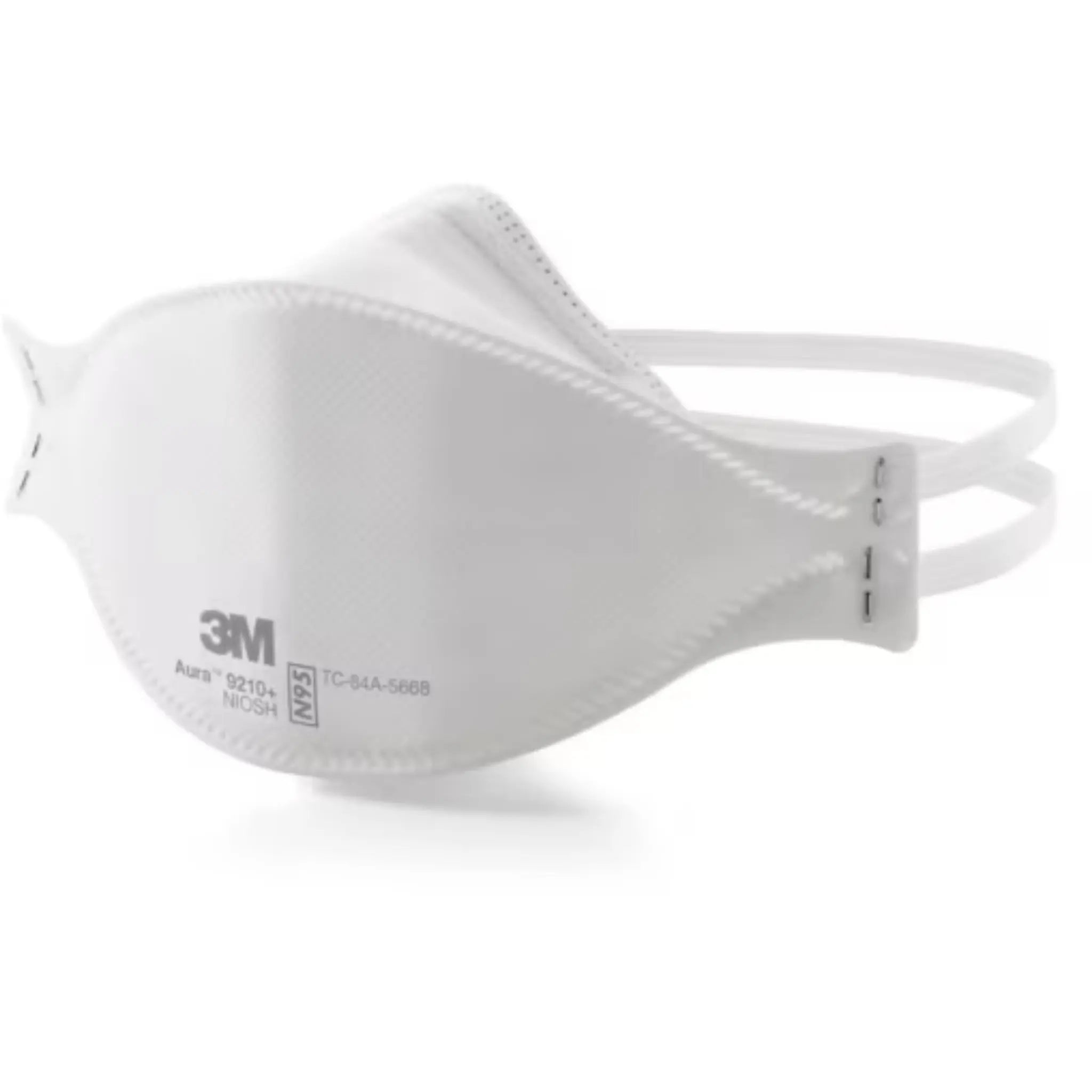 3M Aura 9210+ N95 Particulate Respirator Mask, White, Standard
