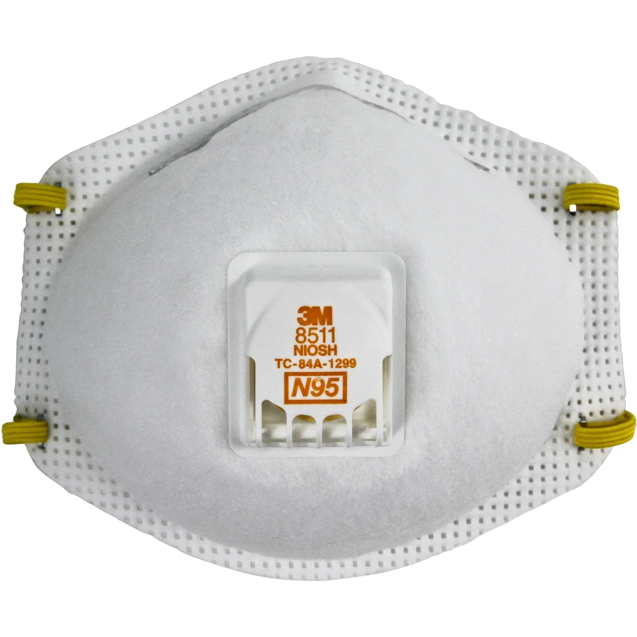 3M 8511 N95 Particulate Respirator Mask with CoolFlow Valve, White