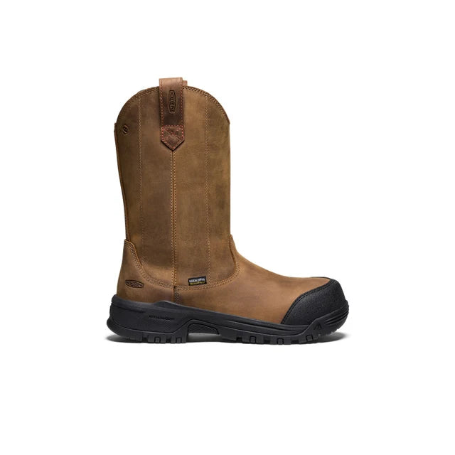 Keen Women's Evanston Pull-On Waterproof Boot (Carbon Toe)