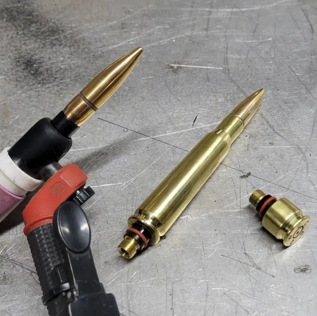 50 Cal BMG Bullet Tig Welding Back Cap Set