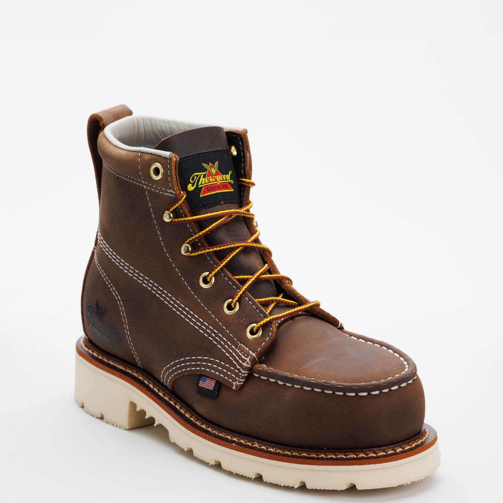 Thorogood Women's American Heritage – 6″ Trail Crazy Horse Safety Toe