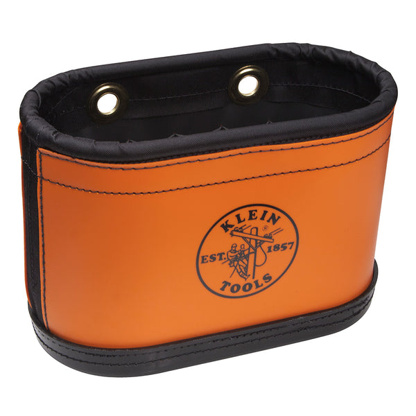 Klein Hard-Body Bucket, 14 Pocket Oval Bucket with Kickstand-5144BHB
