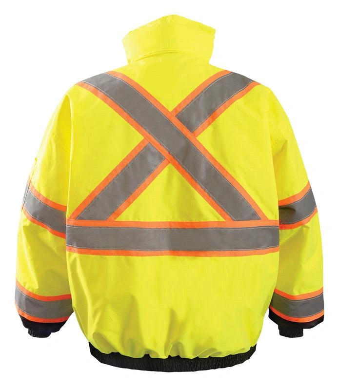 Occunomix Black Bottom 2-in-1 X Back Bomber Jacket