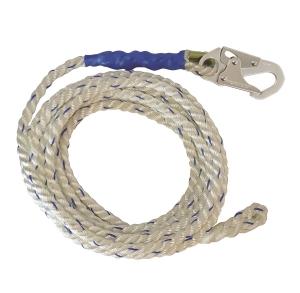 FallTech Premium Polyester Blend Vertical Lifeline with Back-spliced End
