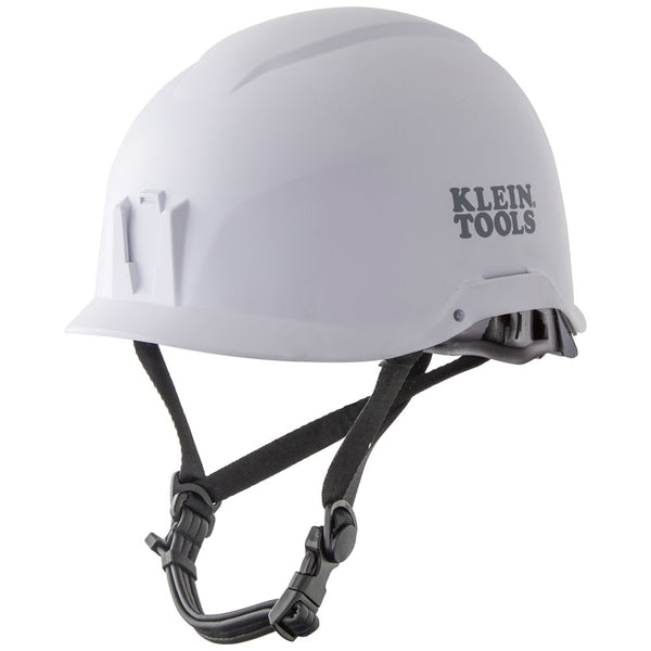 Klein Safety Helmet, Non-Vented-Class E, White #60145 - HardHatGear